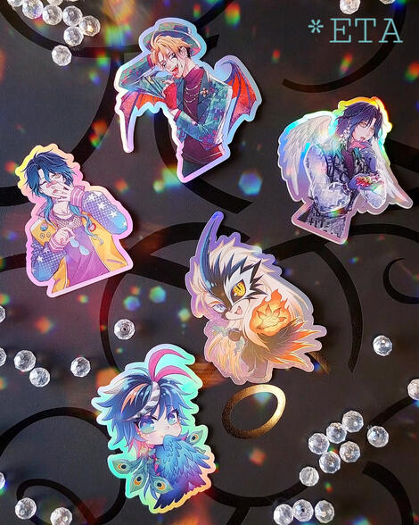 ANGEL HAND sticker